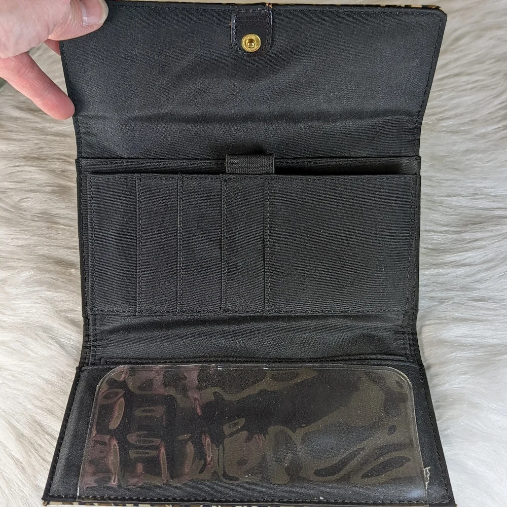Fossil Cheetah Nylon Vintage Wallet - Picture 5 of 8